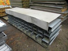 A pallet of gutter section off cuts 750 x 280mm