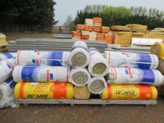 A pallet of insulation 