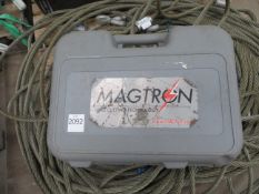 Hitachi/Magitron magnetic drill in case, 110V