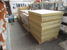 Approx. x41 squares of insulation and cut offs