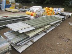 4x pallets of various shed cladding off cuts, sizes vary