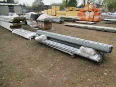 A qty of roofing trims and spacer bars