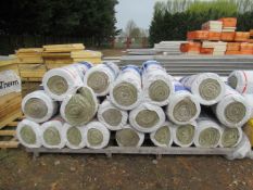 A pallet of insulation 
