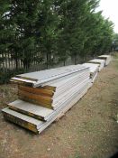 5x Pallets of various composite panels, various length and widths