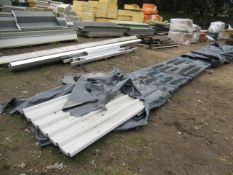 A pack of cladding sheets approx. x16 1070 x 5200mm