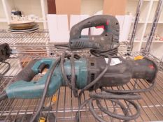 Makita reciprocating saw with Bosch jig saw, 110V