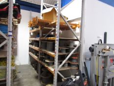 2 bays pallet racking comprising 3 end frames and 30 cross beams (Delayed Collection)