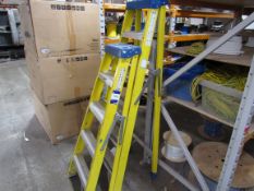 2 x Various Fiberglass ladders
