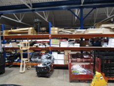 2 bays pallet racking comprising 3 end frames and 12 cross beams (Delayed Collection)