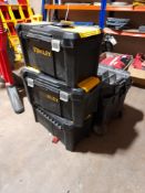 4 x various tool chests, with contents