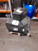 Pallet to contain one full set (3) of vehicle seats, with rails