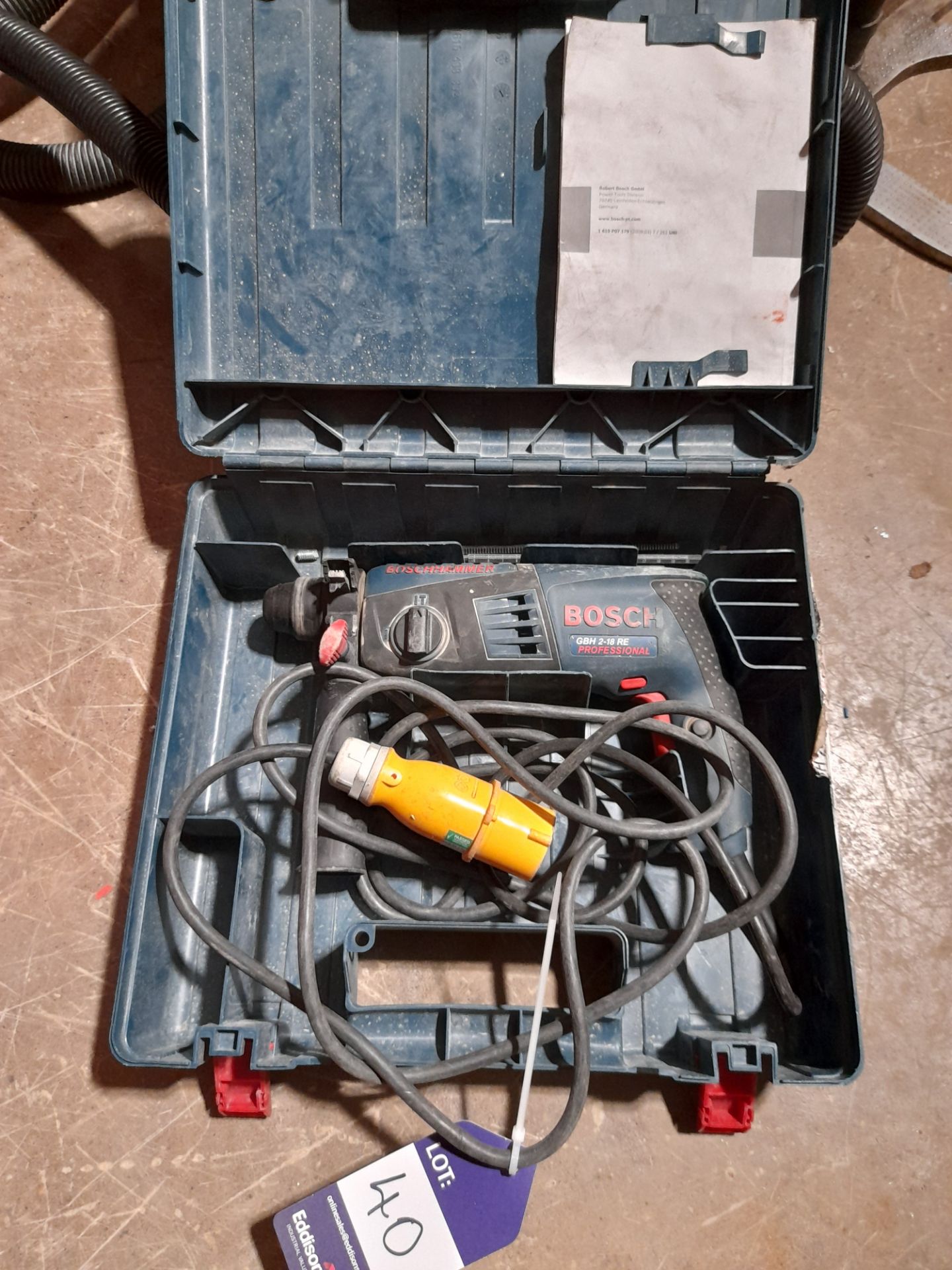 Bosch GBH 2-18RE professional drill, with case - Image 2 of 3