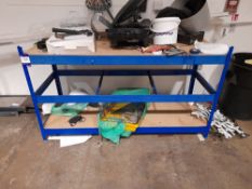 Two tier work bench (contents excluded)