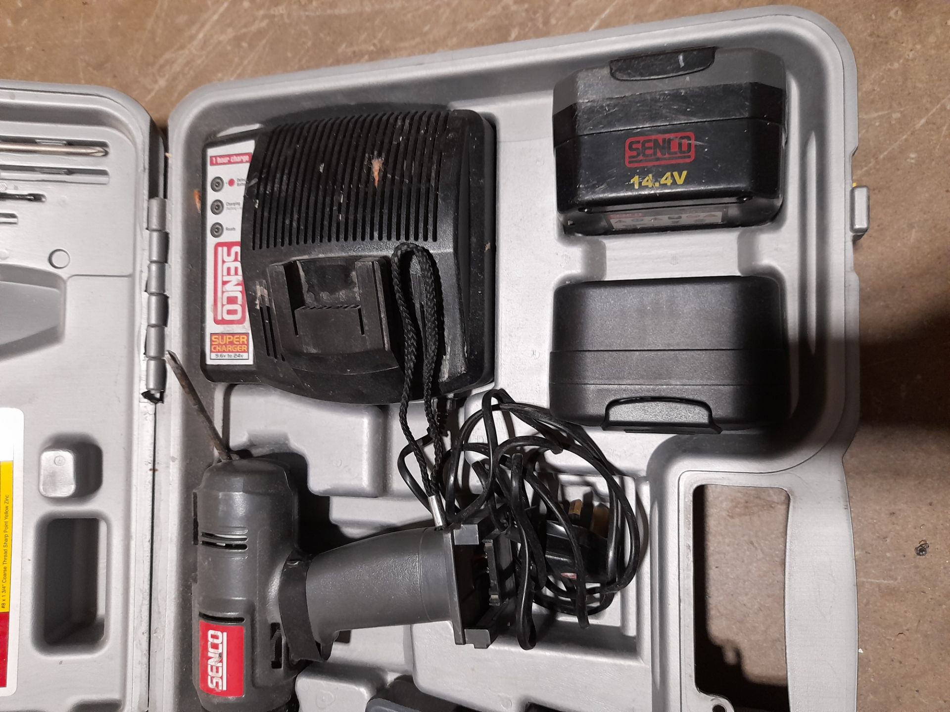 Senco DS202-14V drill driver, with case to include Senco drill, Senco duraspin, 2 x batteries and - Image 5 of 5