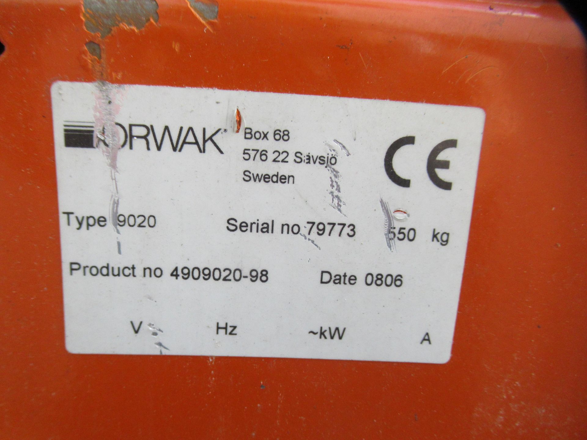 An Orwak 9020s Triple Chamber Baler - Image 8 of 8