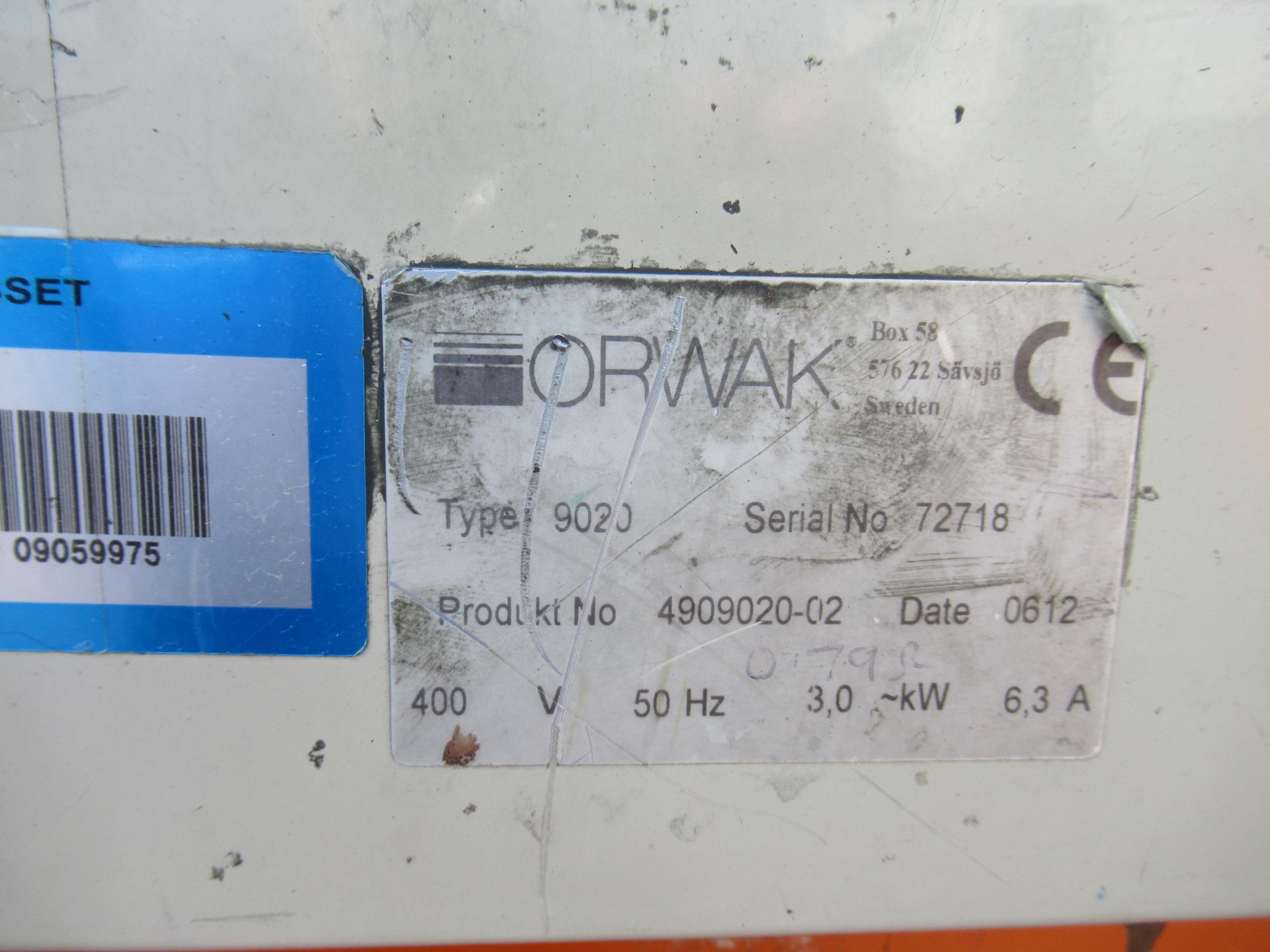 An Orwak 9020s Triple Chamber Baler - Image 7 of 8