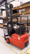 Linde E12Z-02 Electric Forklift Truck (2003) serial number X324P00836 (24275 hours) with CMP2100