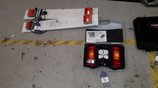 Conway AG 50400517C Universal Trailer Light Test Set with 2 LED Light Boards