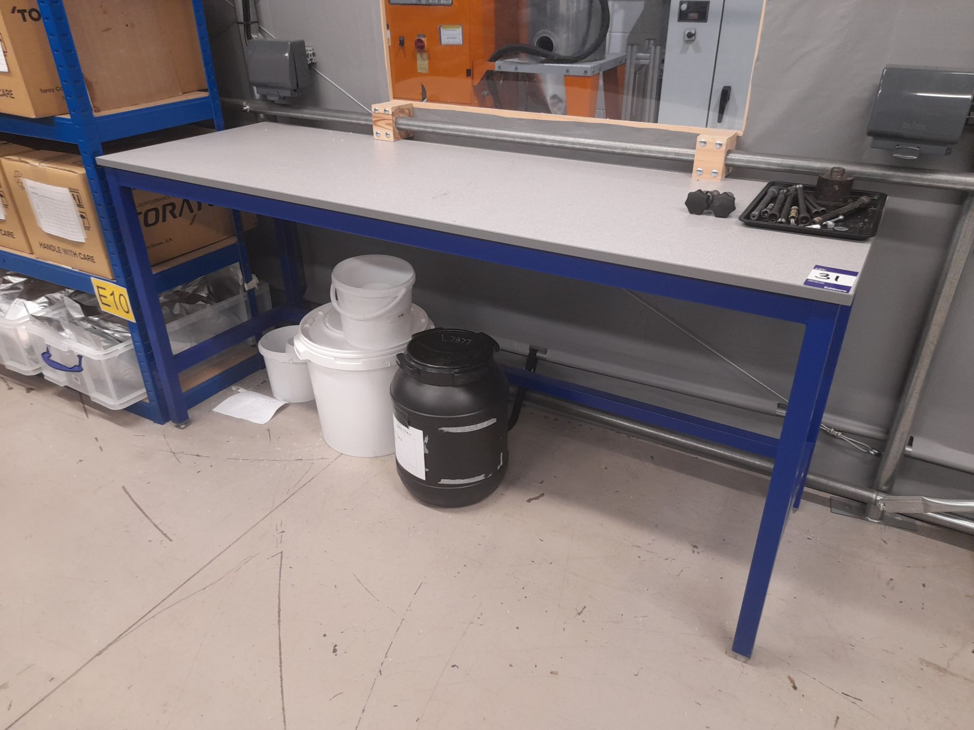 3 - Laboratory workbenches, approx. 1800mm x 600mm - Image 3 of 4
