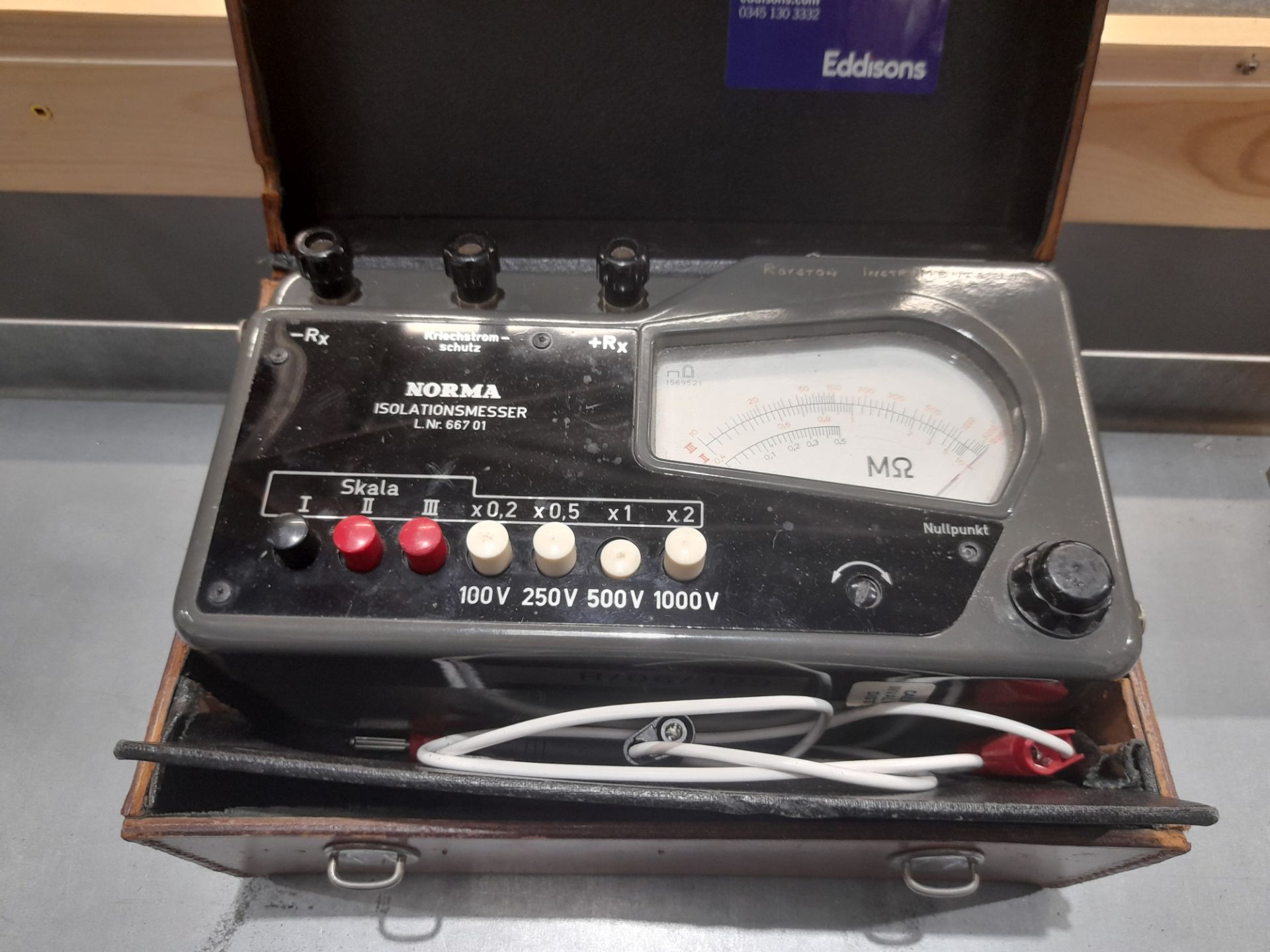 Norma 'IsolationMesser' insulation tester, L.N 66701 - Image 2 of 2