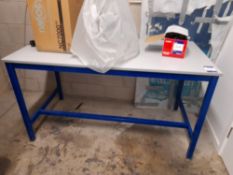 Laboratory Workbench, 1500mm x 750mm (please note that this lot is located in a clean room and
