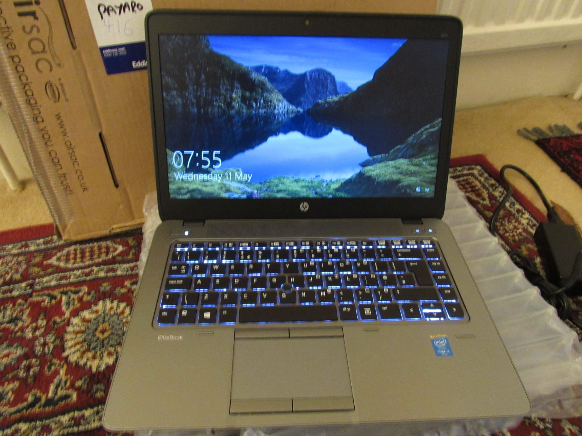 HP Elitebook 840 Laptop, Intel® Core™ i5-5200U CPU @ 2.20 GHz, 8GB Installed RAM, Windows 10 Pro, - Image 11 of 11