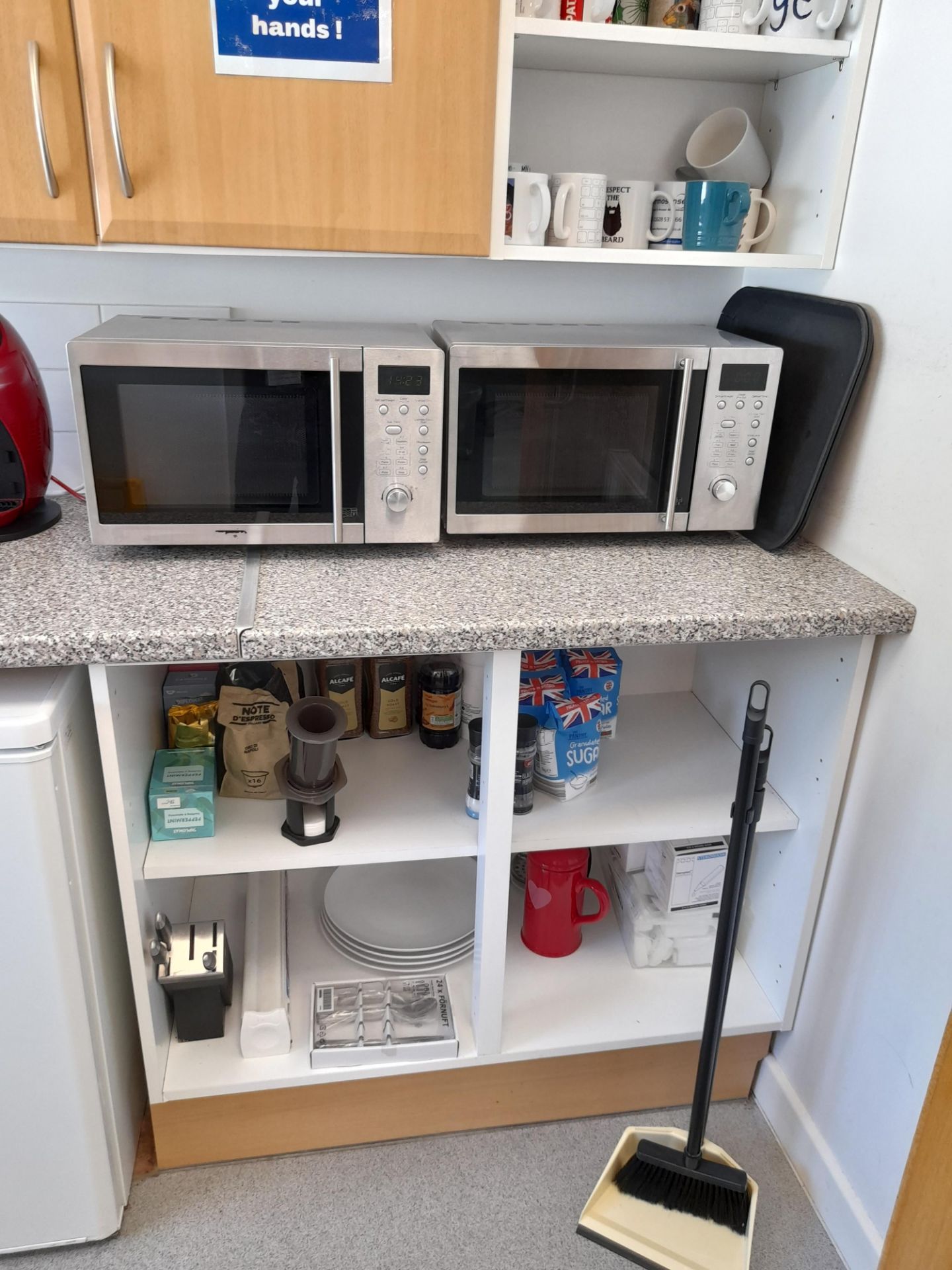 Undercounter fridge, 2 – microwaves & kettle - Image 3 of 3