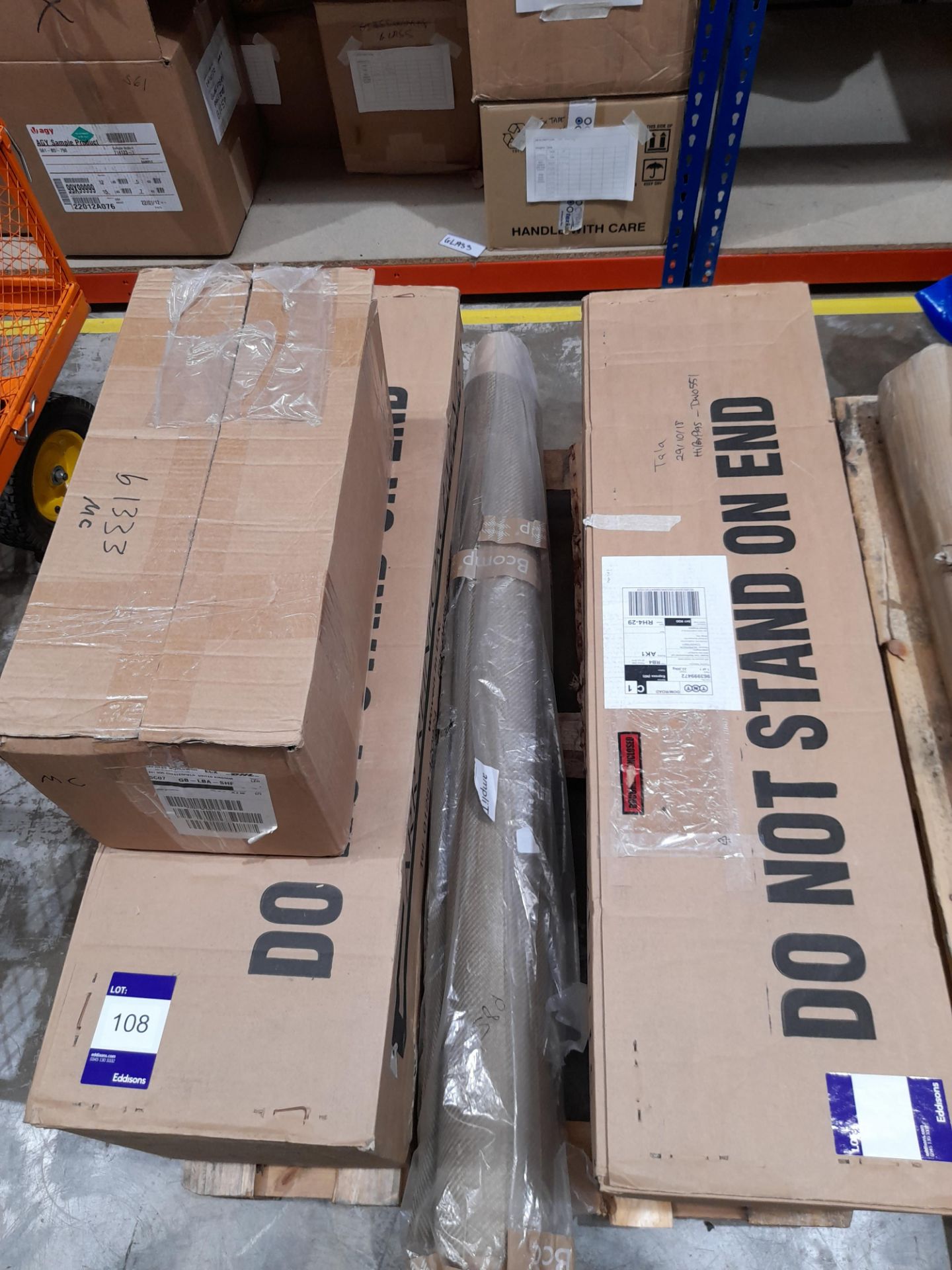 Pallet containing various rolls of woven fabric/material - Image 2 of 4