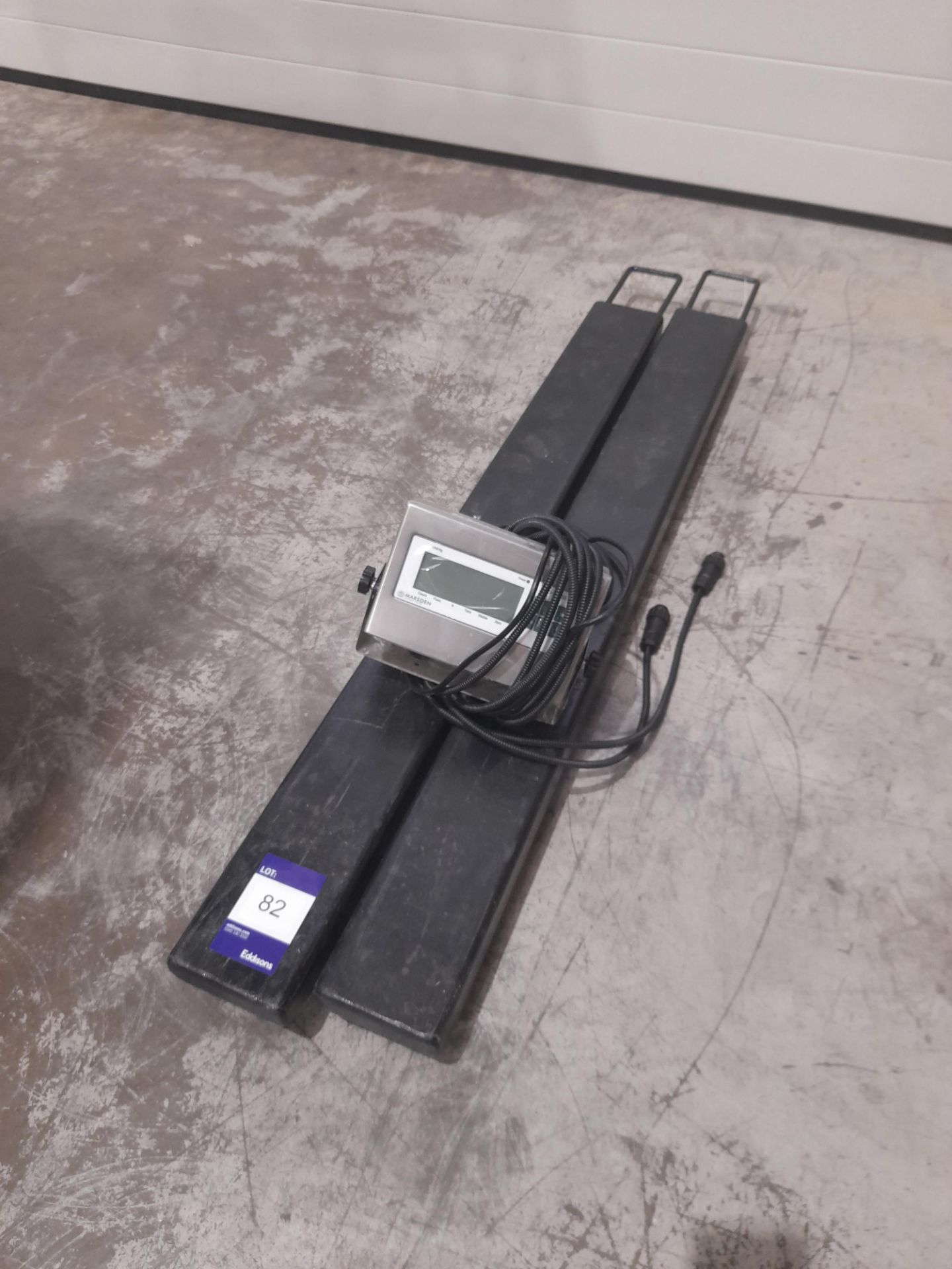 Marsden 1-100-ss weighing indicator, with portable weighing cells, max. 600kg, e=100g, s/n 35906 - Image 5 of 5