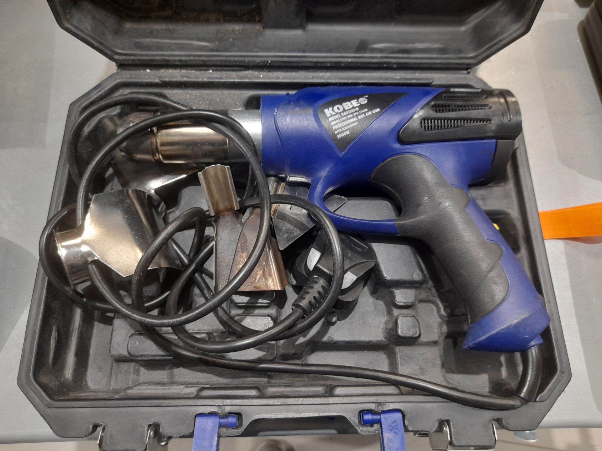 Kobe hot air gun, with portable welding kit - Image 2 of 4