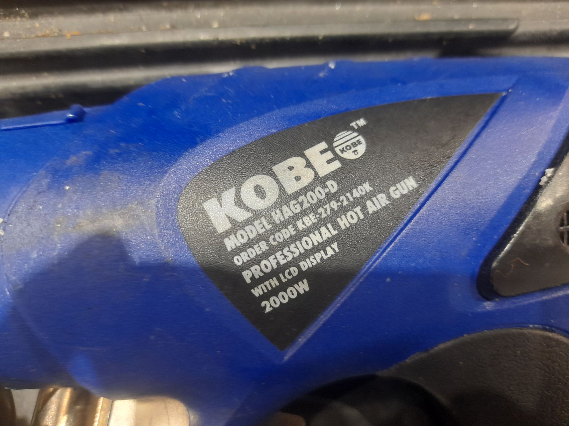 Kobe hot air gun, with portable welding kit - Image 3 of 4