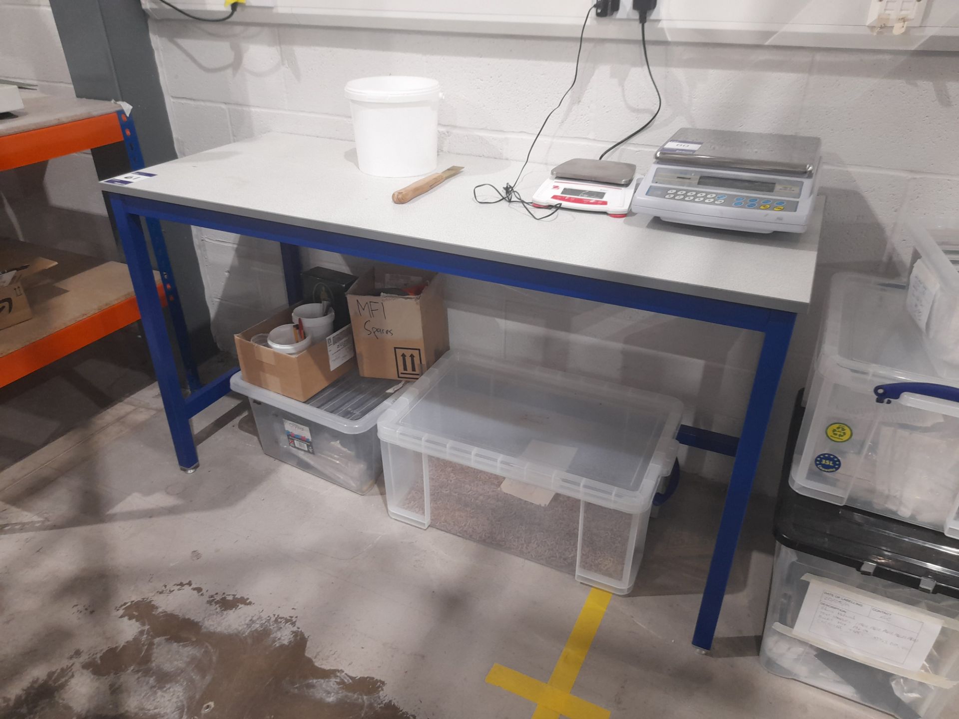 2 - Laboratory workbench, approx. 1500mm x 750mm - Image 2 of 3