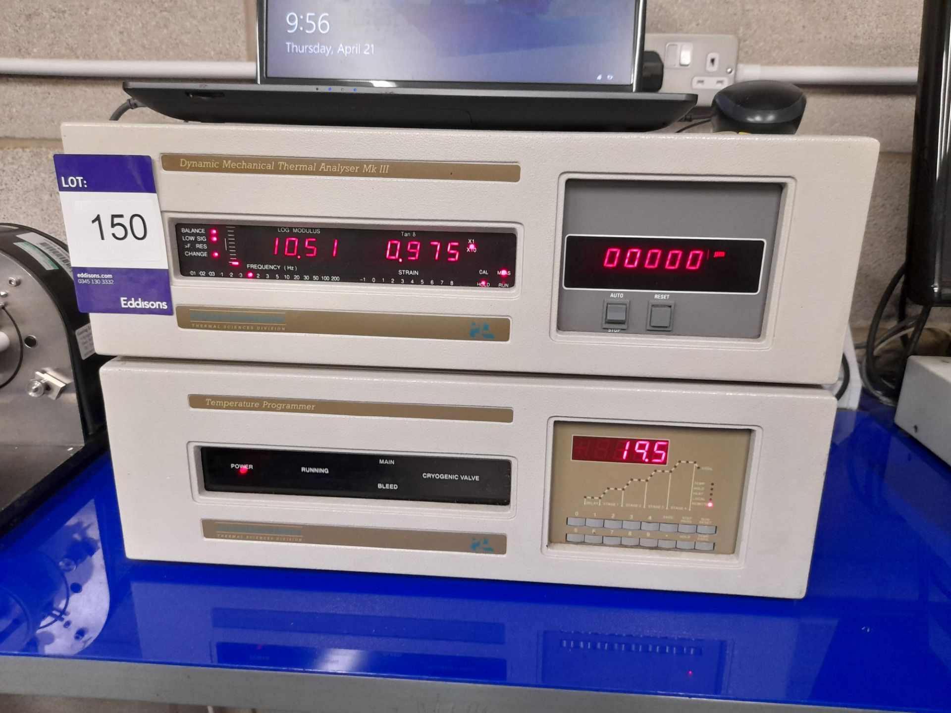 DMA 3 Comprising; Polymer Laboratories Dynamic Mechanical Thermal Analyser, MK III, Polymer - Image 5 of 7