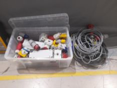 Box to contain various electrical outlets, cabling etc.