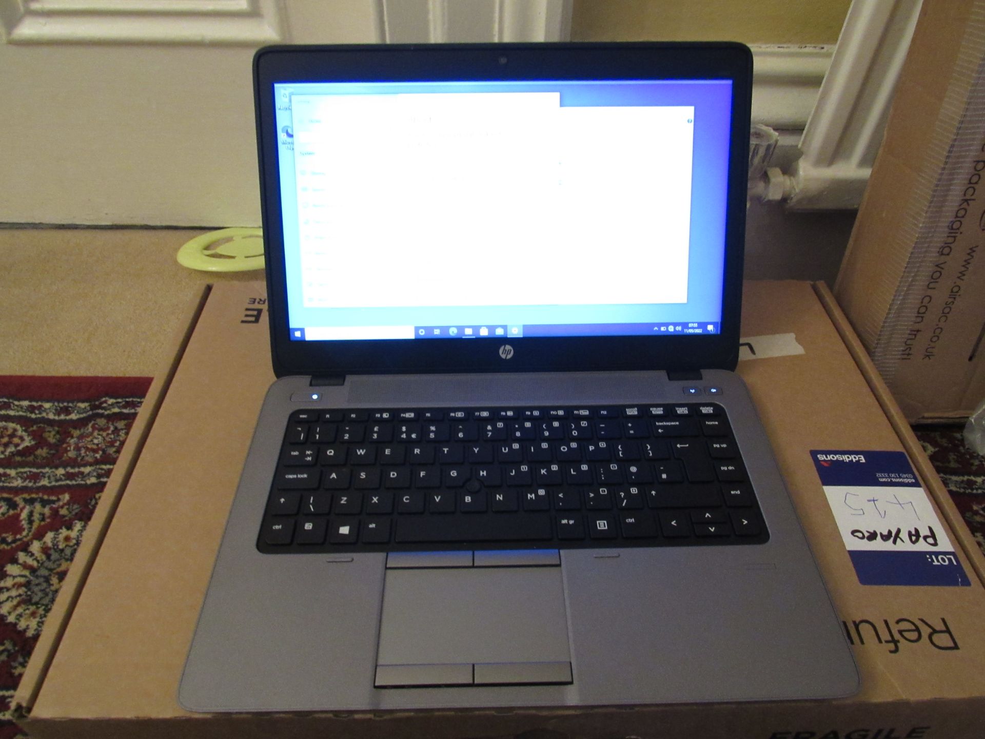 HP Elitebook 840 Laptop, Intel® Core™ i5-5300U CPU @ 2.30 GHz, 8GB Installed RAM, Windows 10 Pro, - Image 2 of 9