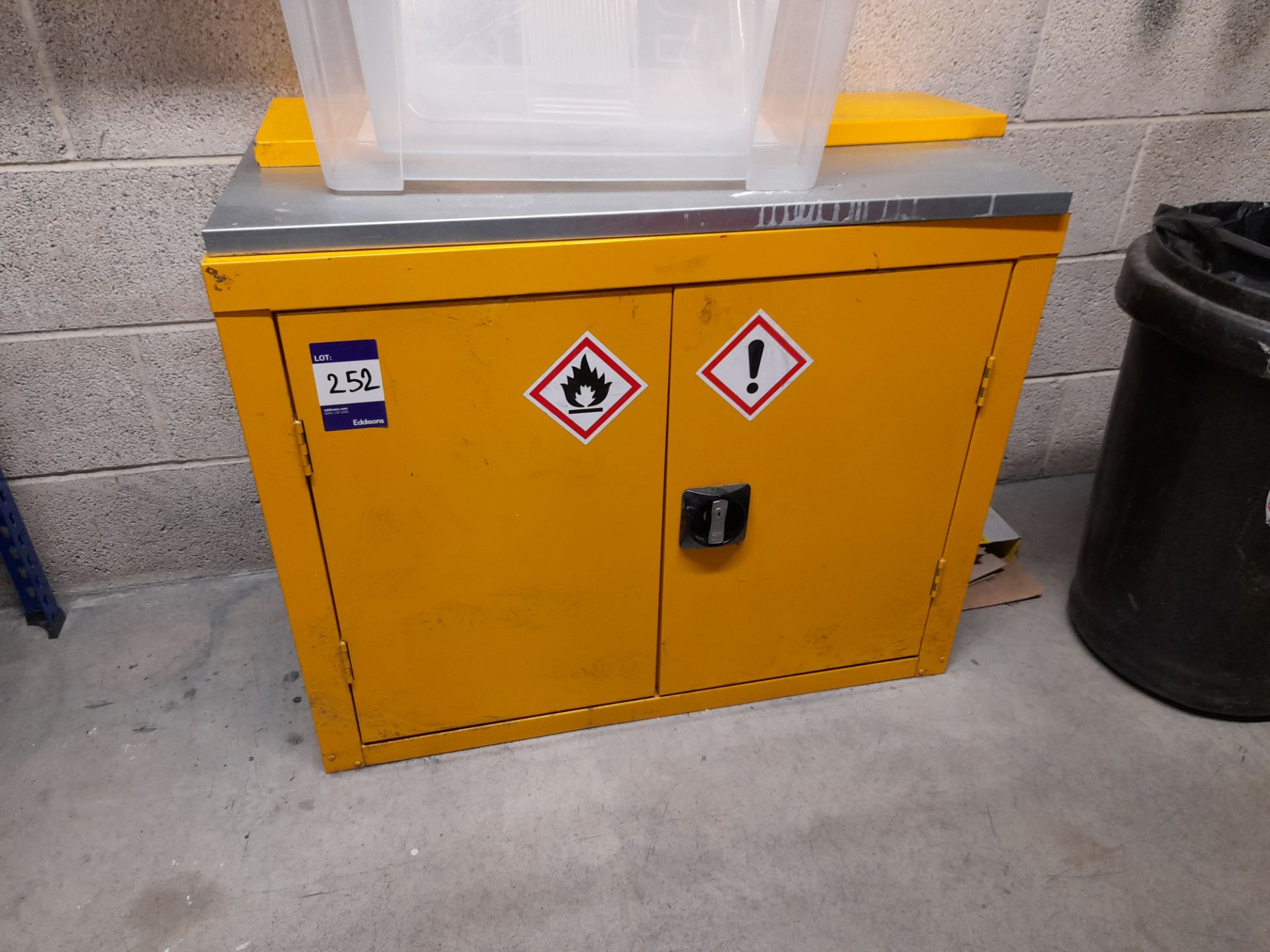 Small double door flammable cabinet