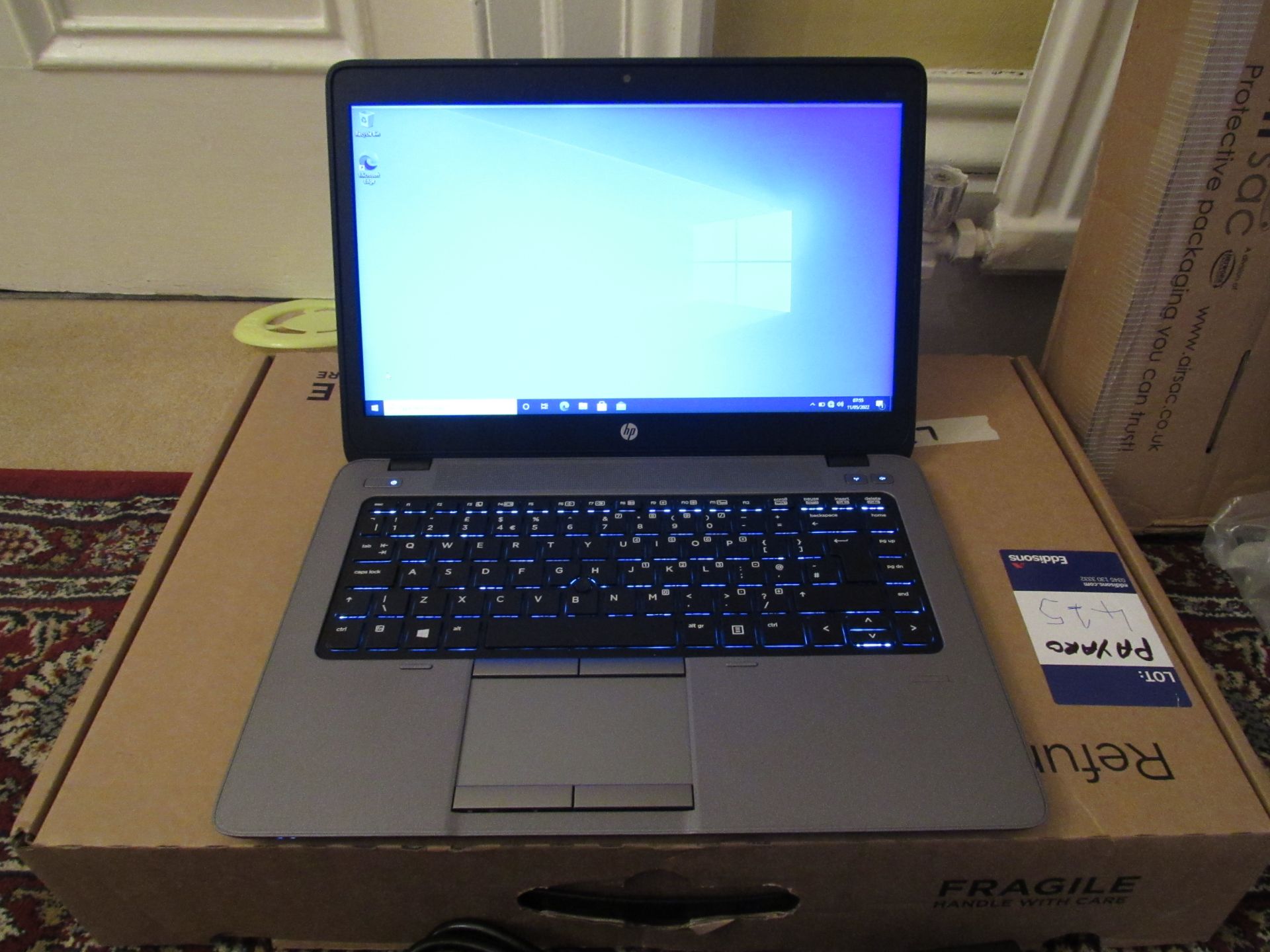 HP Elitebook 840 Laptop, Intel® Core™ i5-5300U CPU @ 2.30 GHz, 8GB Installed RAM, Windows 10 Pro, - Image 5 of 9