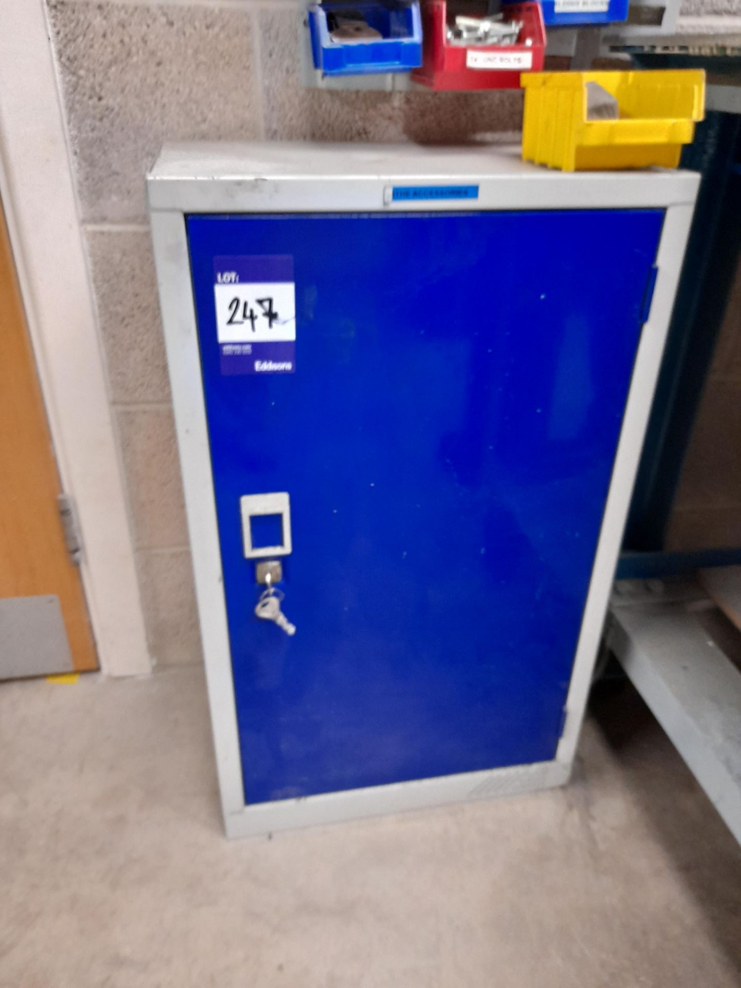 10 drawer cabinet containing Allen keys, collets etc. and single door cabinet with contents of - Image 2 of 6