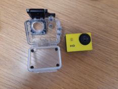 HD Underwater Camera, with case as photographed (No leads or accessories)