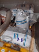 Circa 5 - 25kg bags of various nylon pellet (PA6)