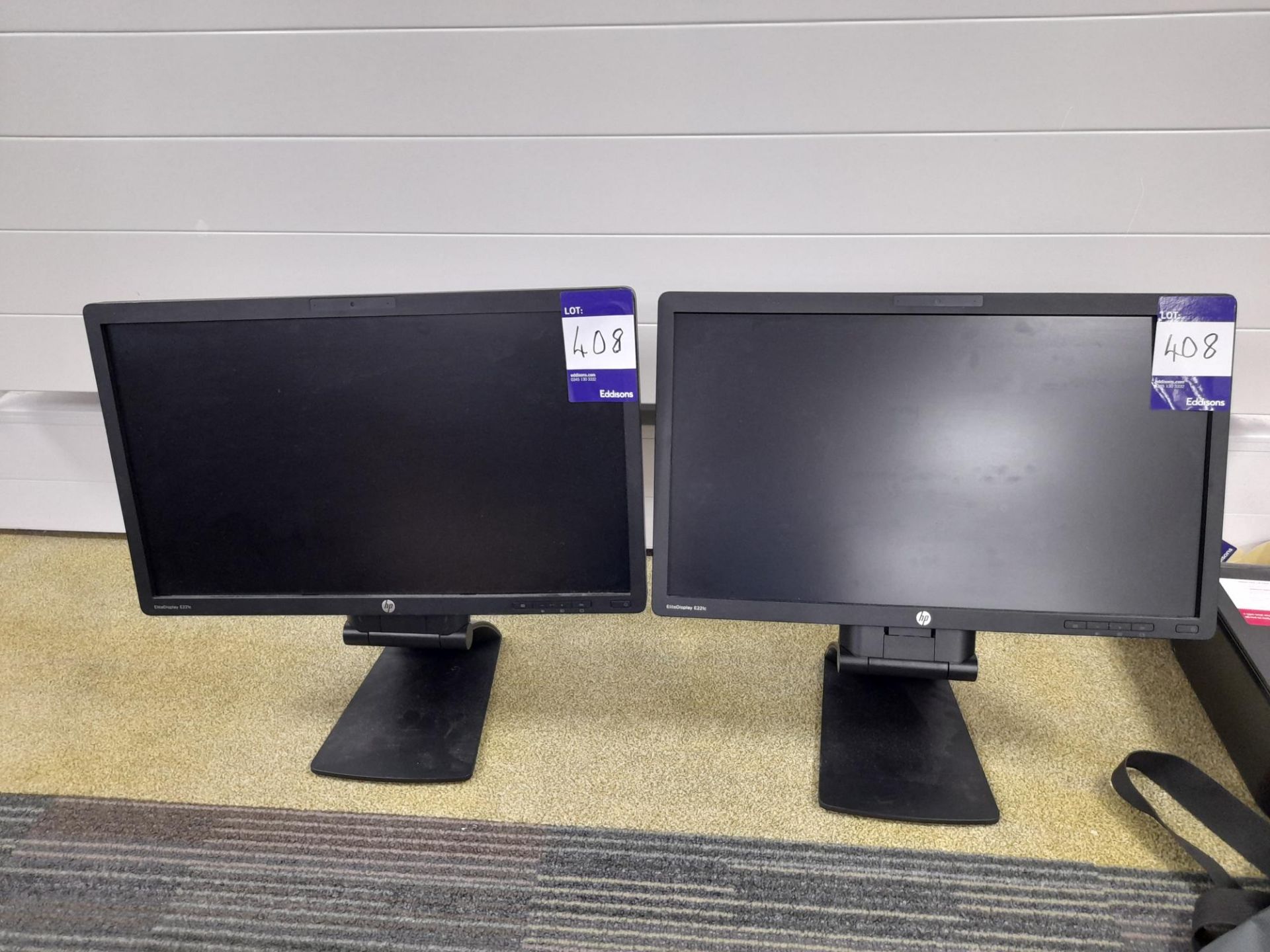 HP 2013 Ultraslim Docking station, s/n 5CG807Z0RN & 2 – HP EliteDisplay E221c monitors, year 2015, - Image 2 of 7