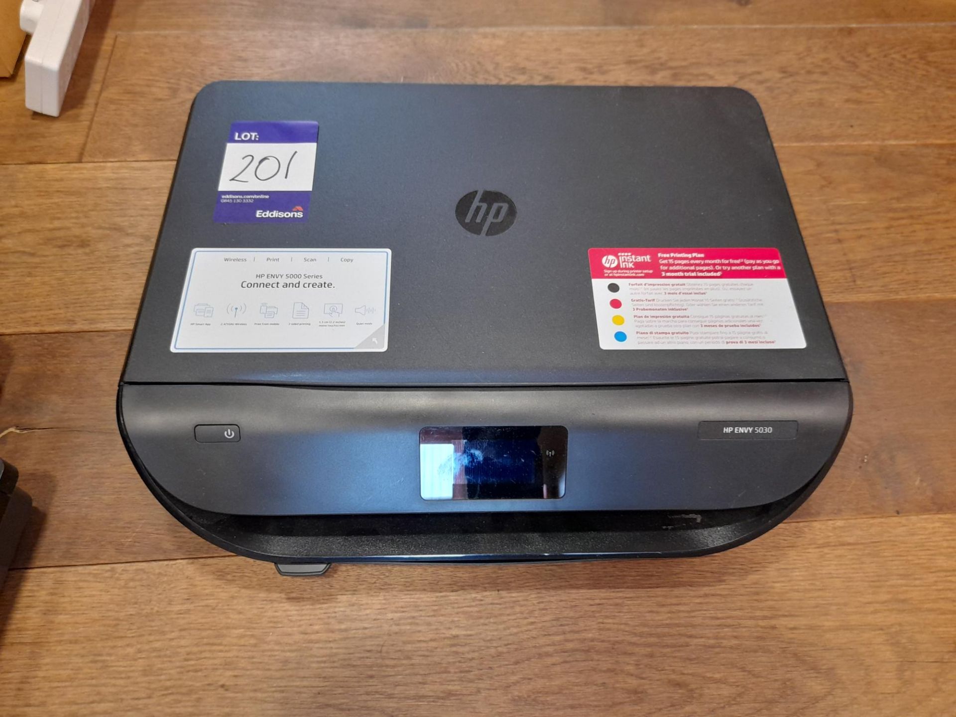 HP Envy 5030 wireless printer/scanner/copier (No power cable)
