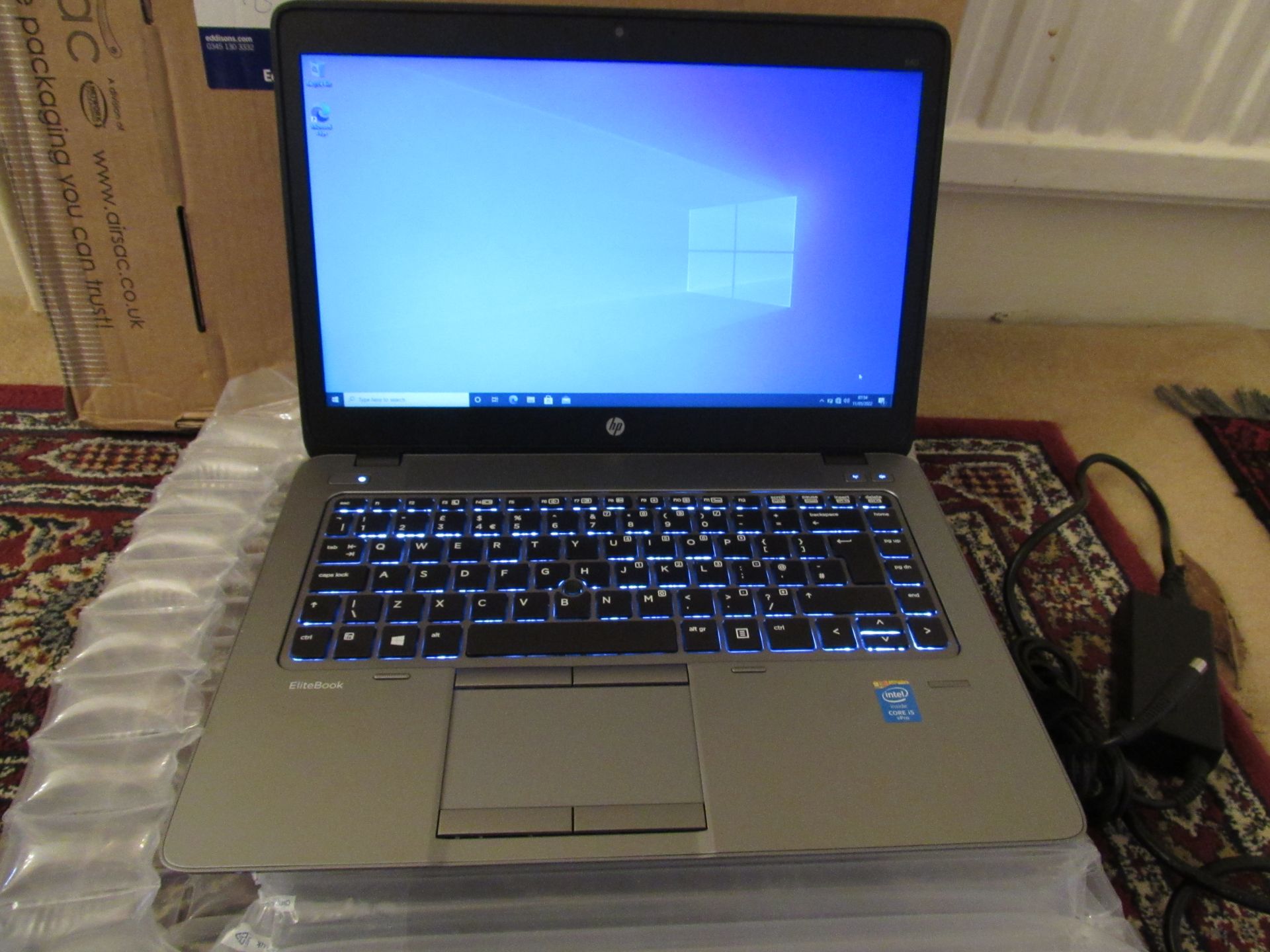 HP Elitebook 840 Laptop, Intel® Core™ i5-5200U CPU @ 2.20 GHz, 8GB Installed RAM, Windows 10 Pro, - Image 6 of 11