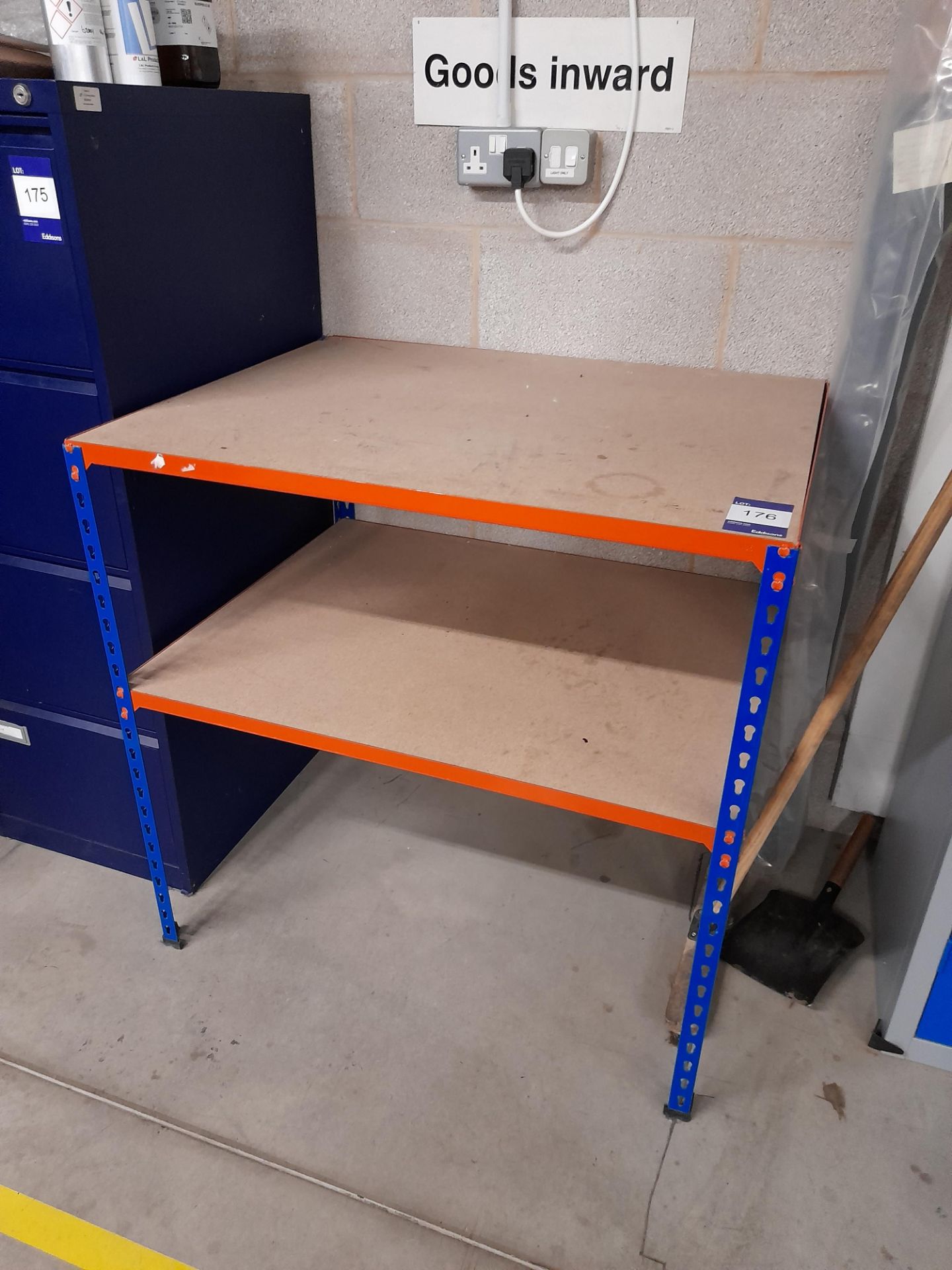 Boltless 2 tier workbench, 920mm x 740mm