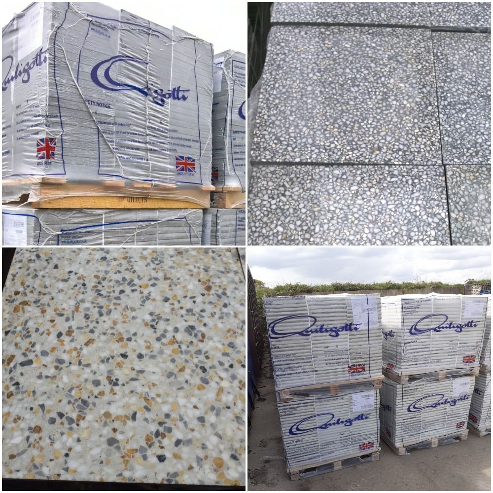 30 Pallets of Terrazzo Floor Tiles