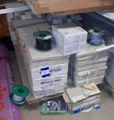 Pallet to contain various ceramic tiles