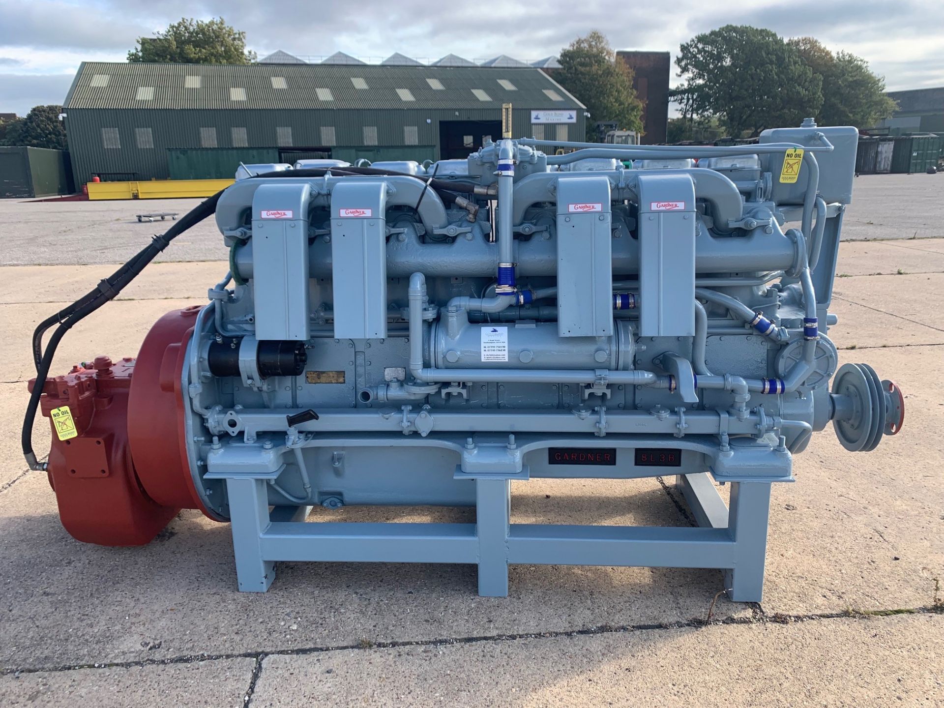 Marine Diesel Engine:Gardner 8L3B Reconditioned c/w New Twin Disc MG514c Ratio 2.00:1 - Image 2 of 5