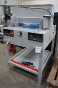 Ideal 4850-95EP Programmable Guillotine, Powered Back Gauge, Cutting Height 80mm, Cutting Length