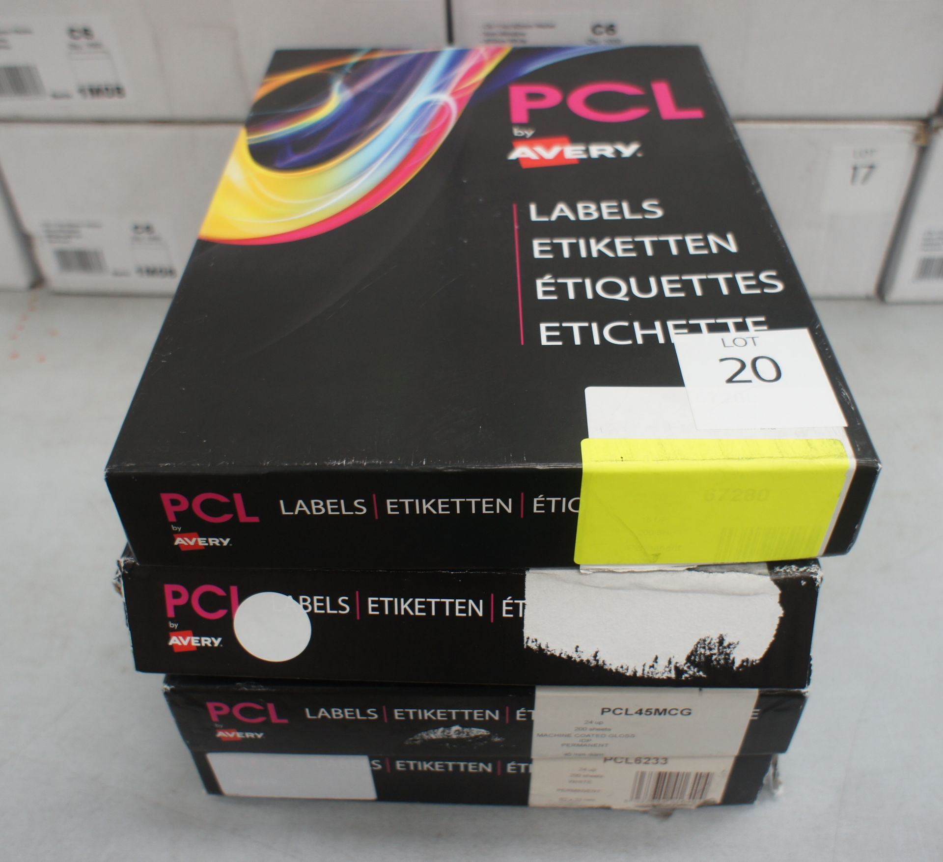 Quantity of Various PCL Labels to 4 x Boxes - Image 2 of 3