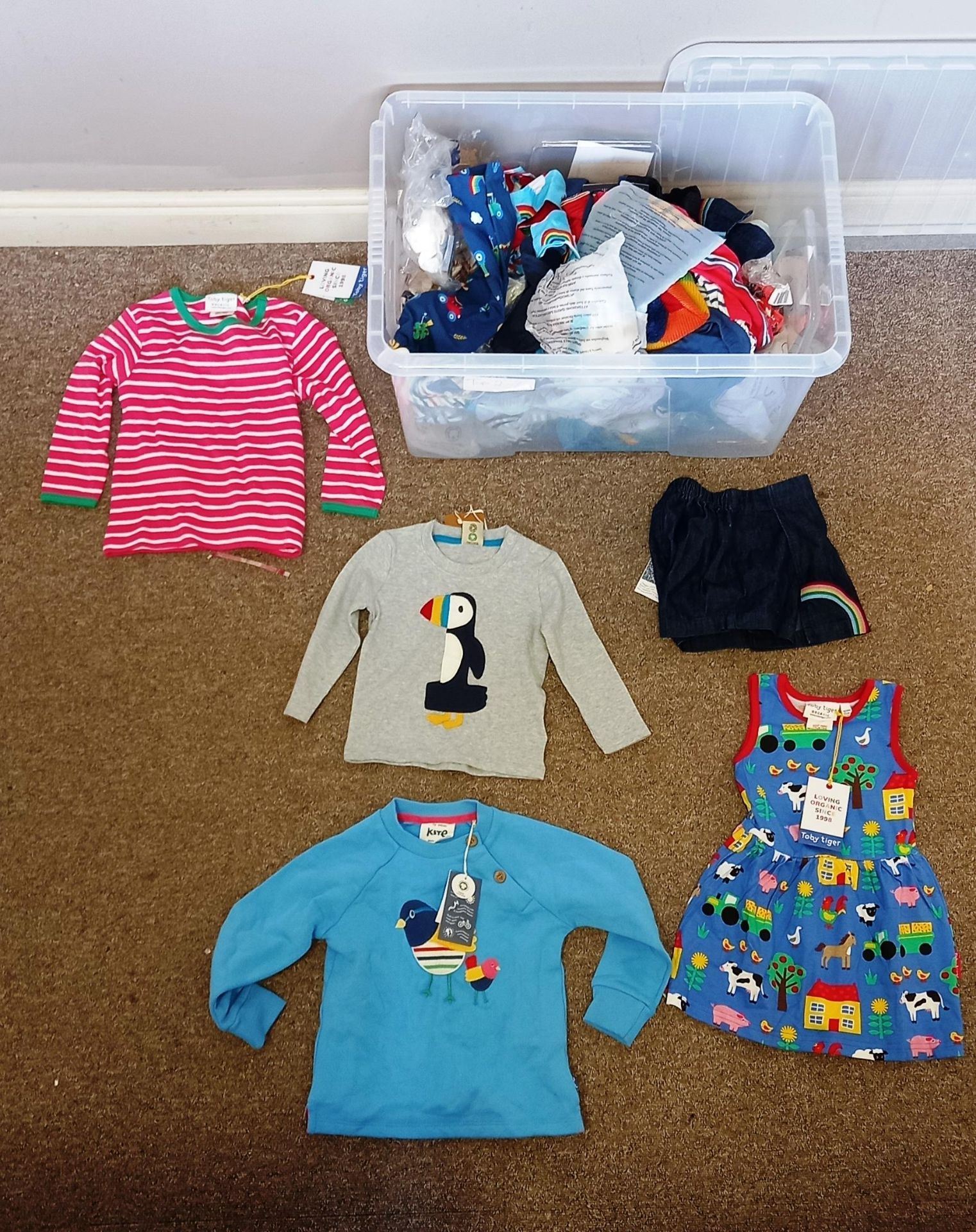 Various Children’s Boys & Girls Clothes Age 1-3 Years, Brands to include Frugi, Kite & Toby Tiger,